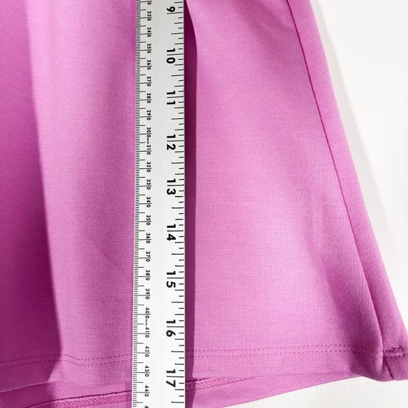 Wild Fable Active Mini Tennis Skirt Women’s Pink Knit A-Line‎ Stretch Drawstring - Picture 4 of 11